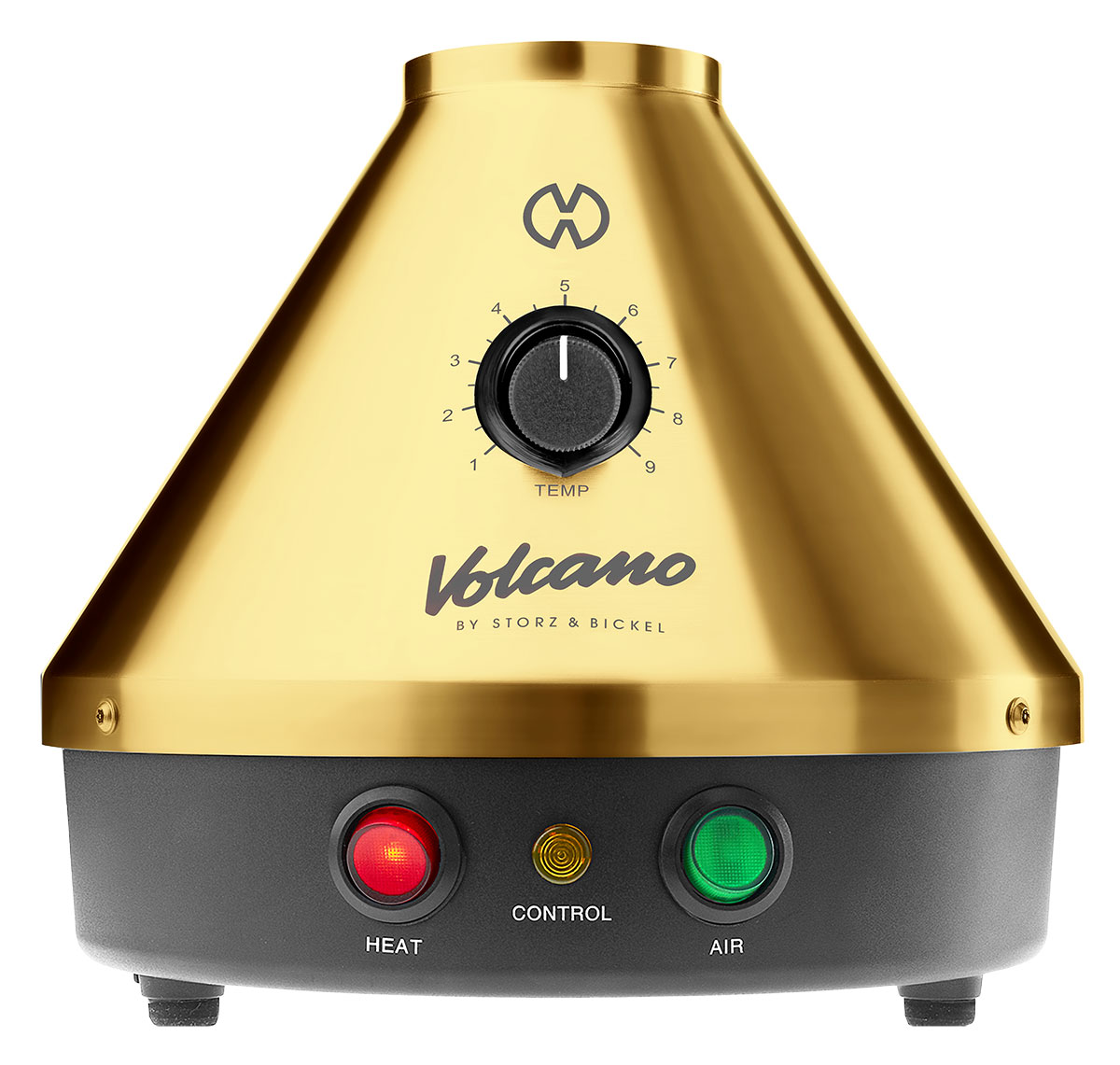Im Jubiläumsjahr gibt es die Volcano-Classic-Version in 24-karätigem Gold.
